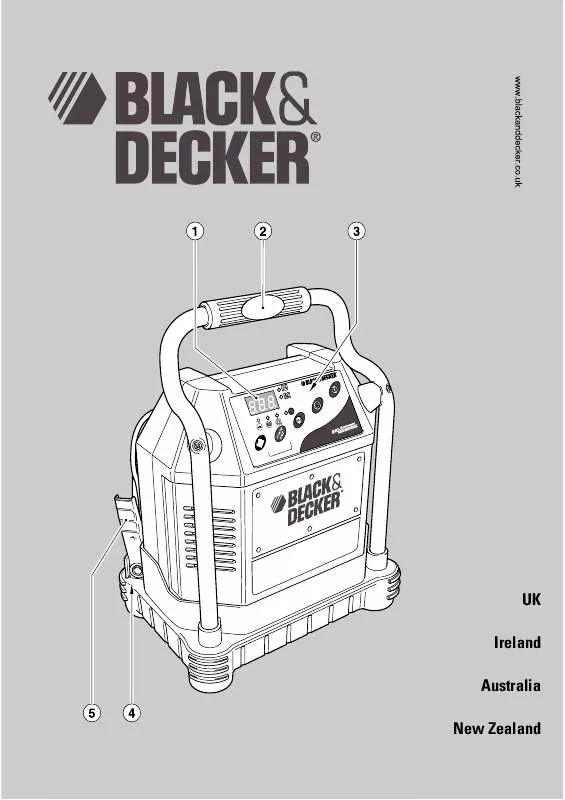 Mode d'emploi BLACK & DECKER BDV1085