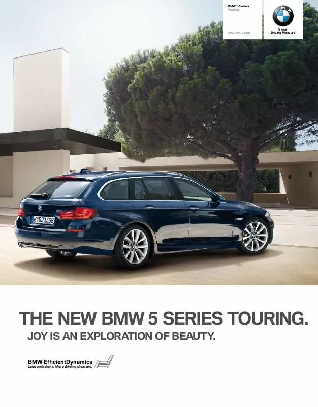 Mode d'emploi BMW 523I TOURING