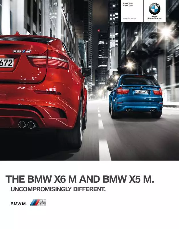 Mode d'emploi BMW X6 M