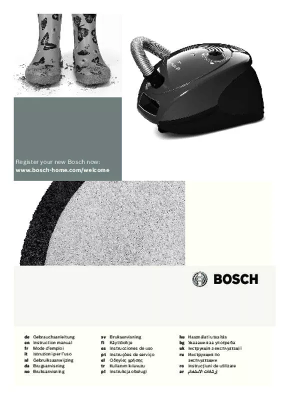 Mode d'emploi BOSCH BSG6 A110