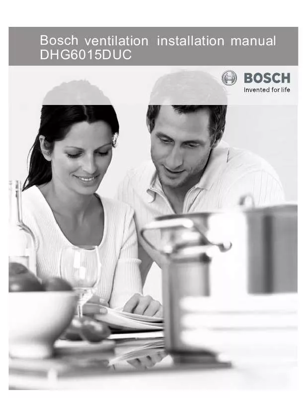 Mode d'emploi BOSCH DHG6015DUC