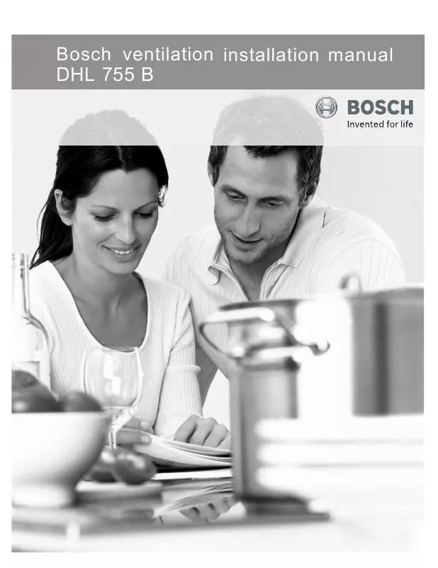 Mode d'emploi BOSCH DHL755BUC