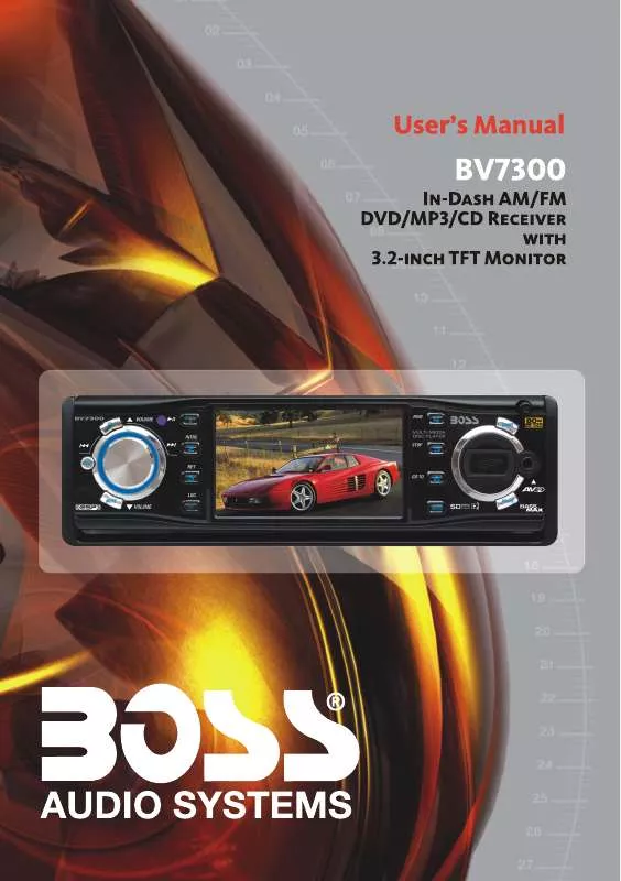 Mode d'emploi BOSS BV7300