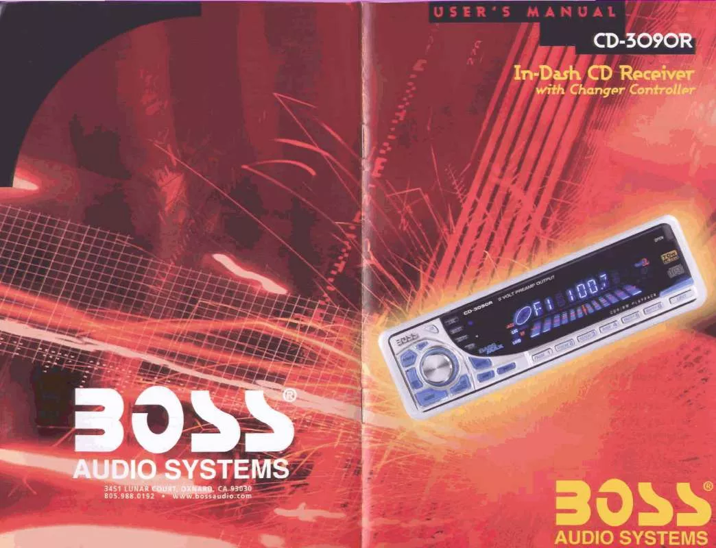 Mode d'emploi BOSS CD-3090R