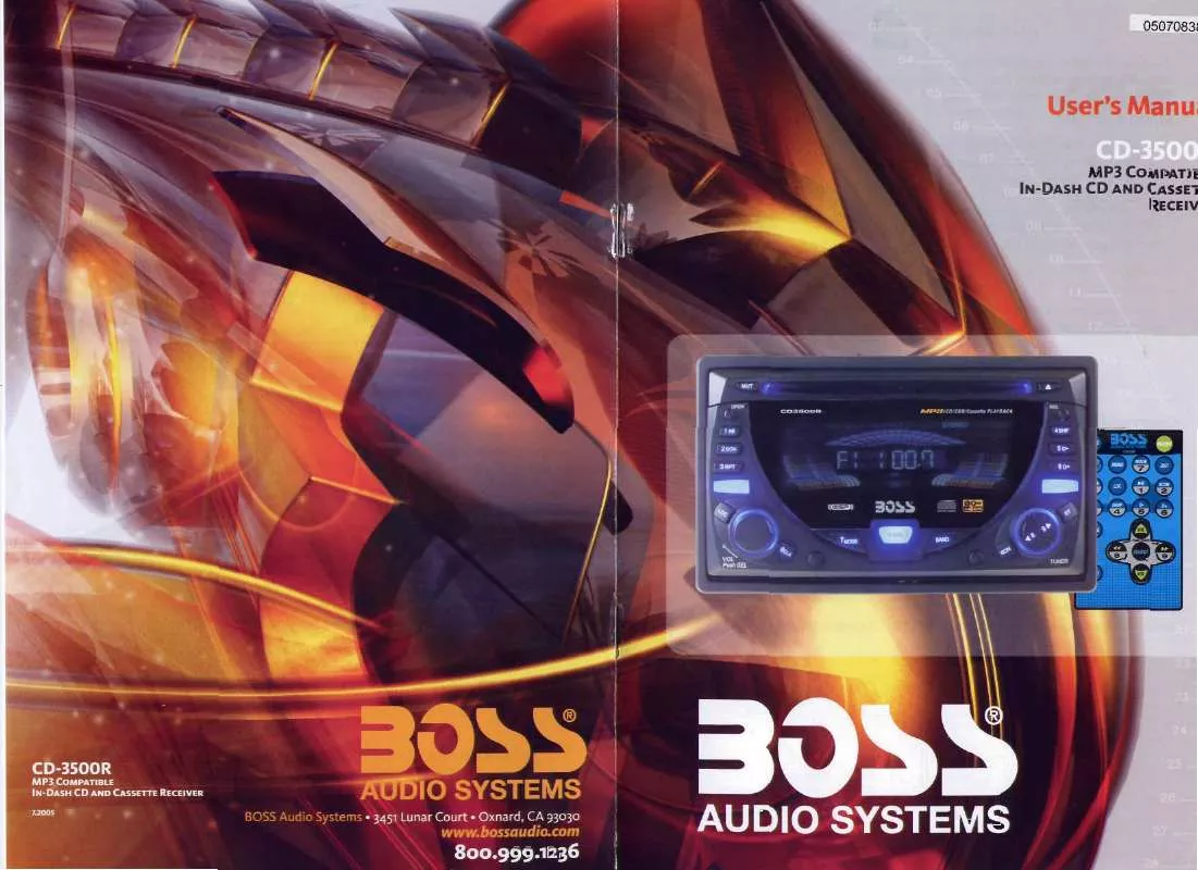 Mode d'emploi BOSS CD-3500R