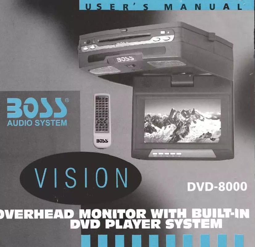 Mode d'emploi BOSS DVD-8000