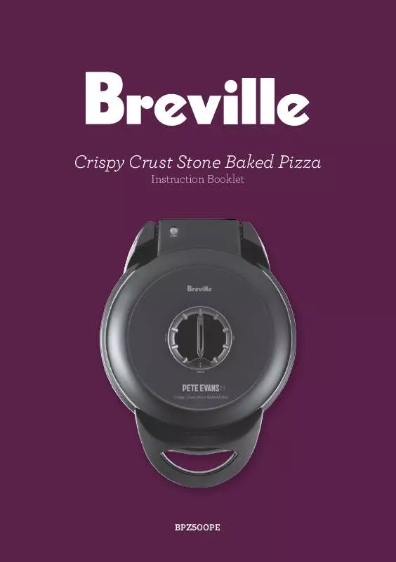 Mode d'emploi BREVILLE BPZ500PE