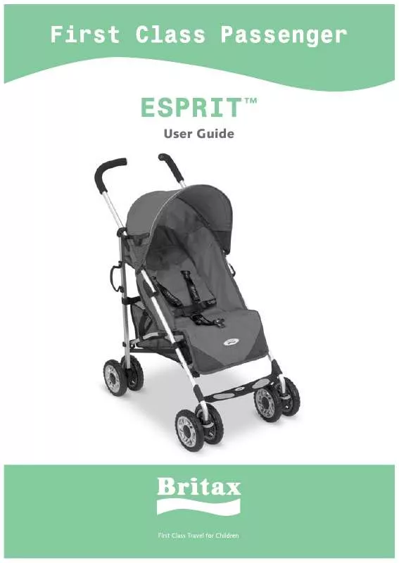 Mode d'emploi BRITAX ESPRIT