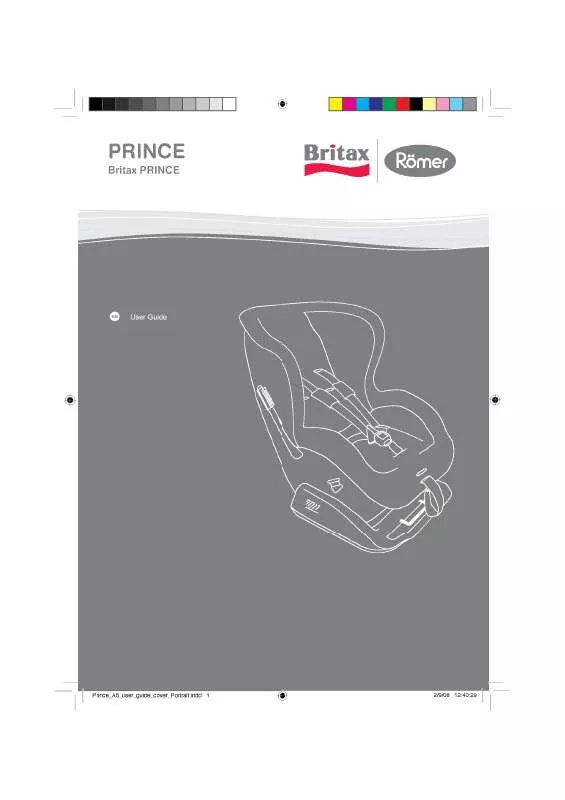 Mode d'emploi BRITAX PRINCE