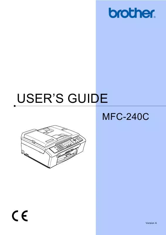 Mode d'emploi BROTHER MFC-240C