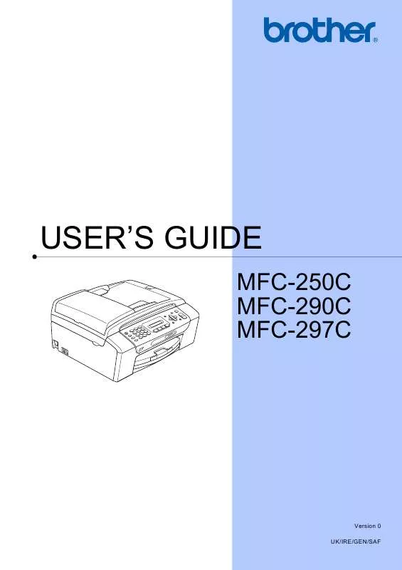 Mode d'emploi BROTHER MFC-250C