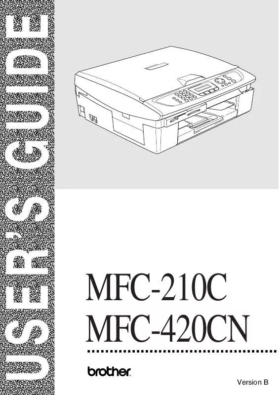 Mode d'emploi BROTHER MFC-420CN