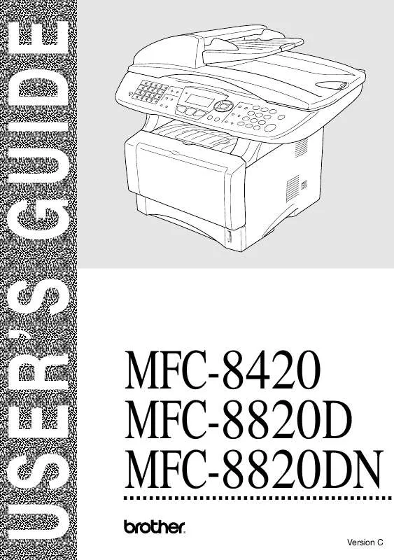 Mode d'emploi BROTHER MFC-8820D