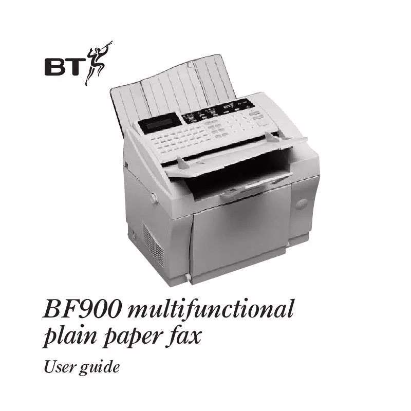 Mode d'emploi BT BF900