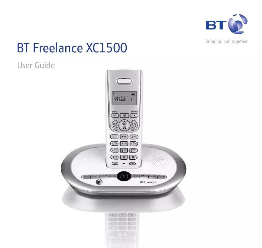 Mode d'emploi BT FREELANCE XC 1500