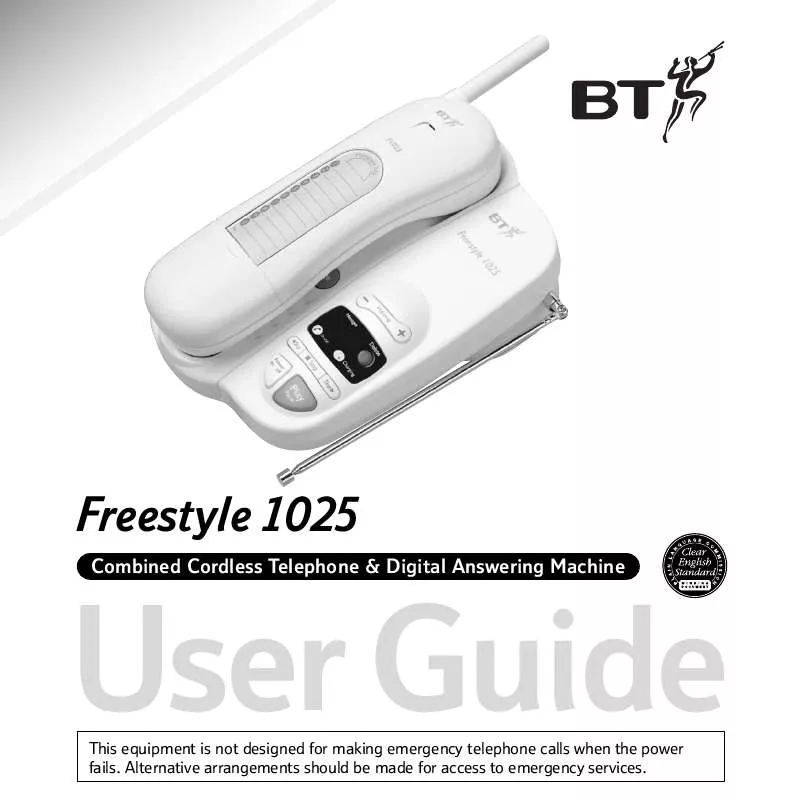 Mode d'emploi BT FREESTYLE 1025