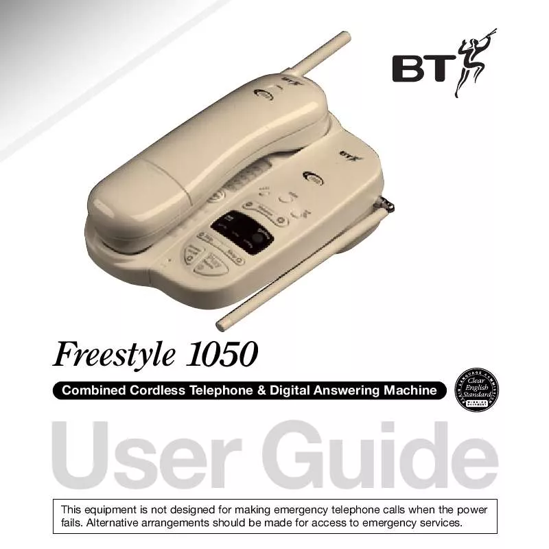 Mode d'emploi BT FREESTYLE 1050