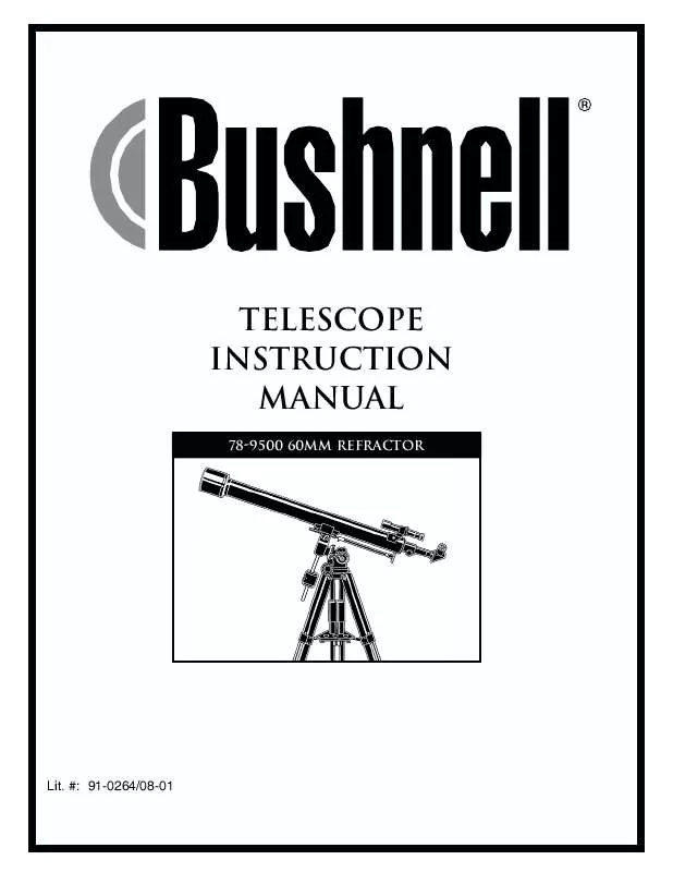 Mode d'emploi BUSHNELL 78-9500