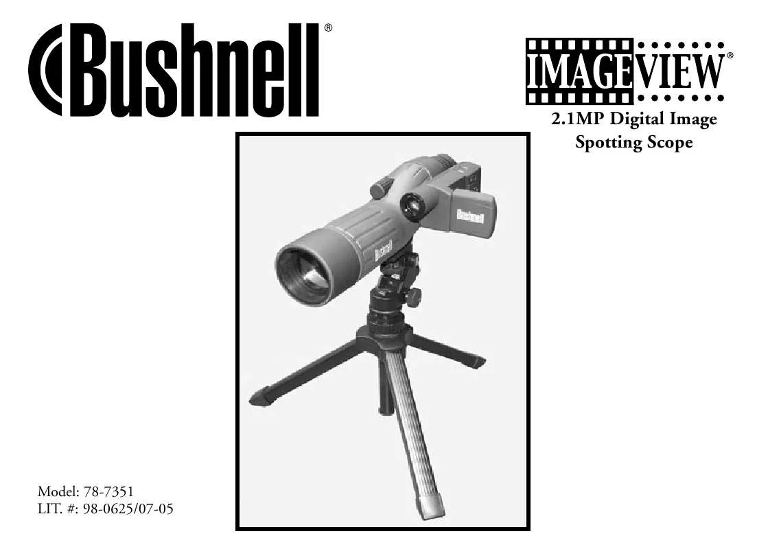 Mode d'emploi BUSHNELL DIGITAL 78-7351