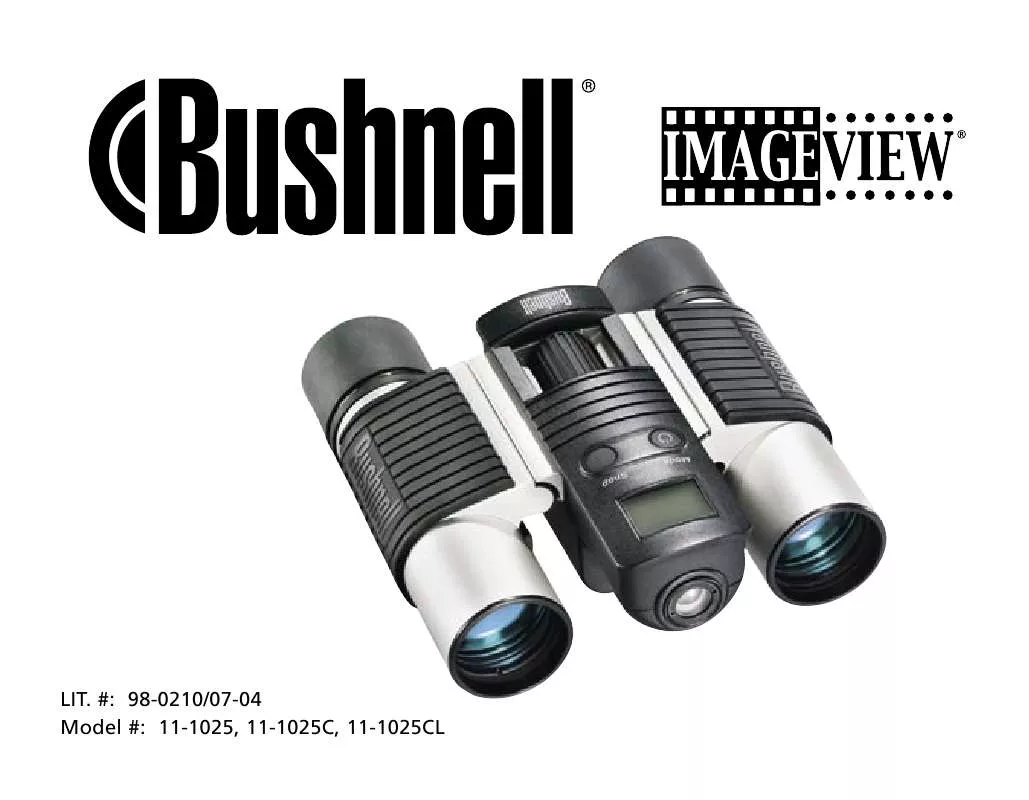 Mode d'emploi BUSHNELL IMAGEVIEW 11-1025C