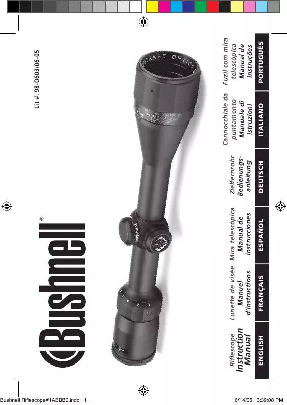 Mode d'emploi BUSHNELL OTHER RIFLE SCOPES