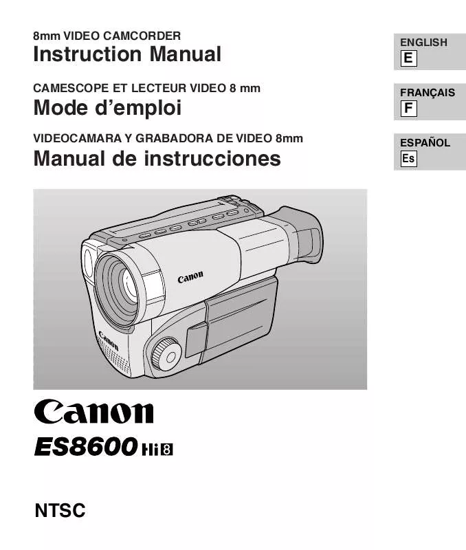 Mode d'emploi CANON SELPHY ES8600