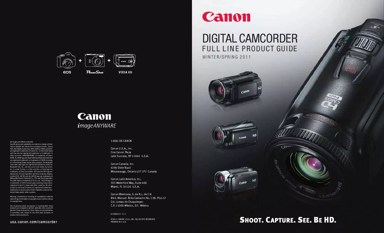 Mode d'emploi CANON FS40