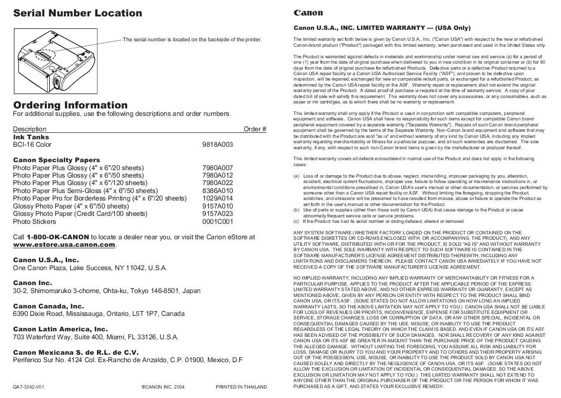 Mode d'emploi CANON SELPHY-153-DS700