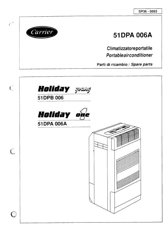 Mode d'emploi CARRIER 51DPALPD