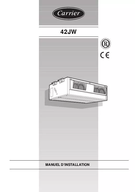 Mode d'emploi CARRIER CB4205E2