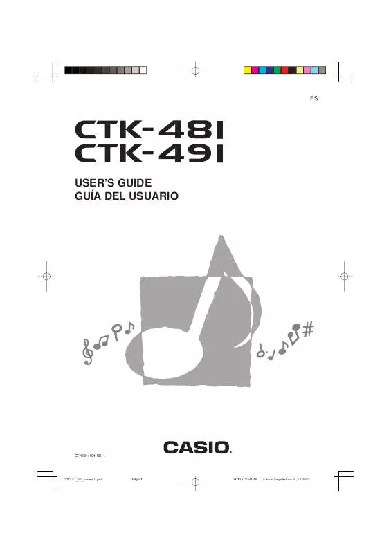 Mode d'emploi CASIO CTK-581