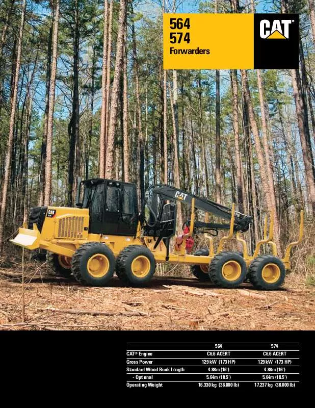 Mode d'emploi CATERPILLAR 574