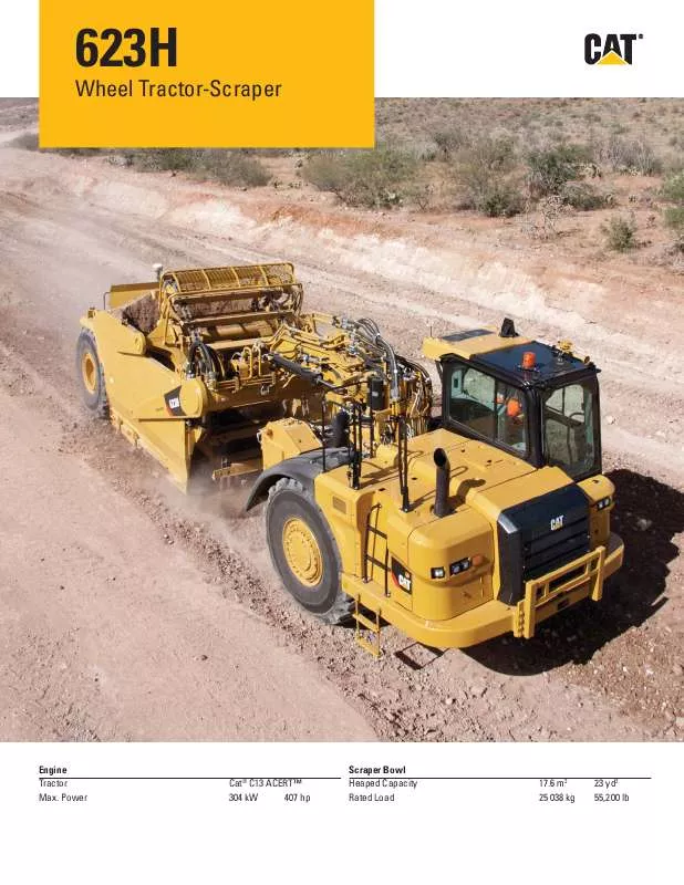 Mode d'emploi CATERPILLAR 623H