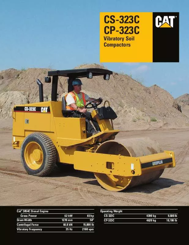 Mode d'emploi CATERPILLAR CS-323C