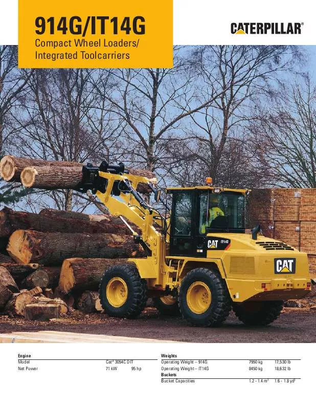 Mode d'emploi CATERPILLAR IT14G