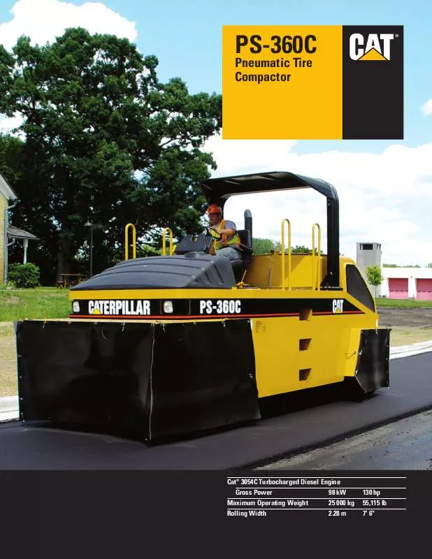 Mode d'emploi CATERPILLAR PS-360C