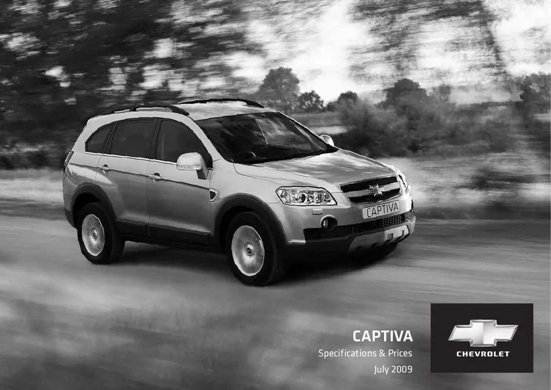 Mode d'emploi CHEVROLET CAPTIVA