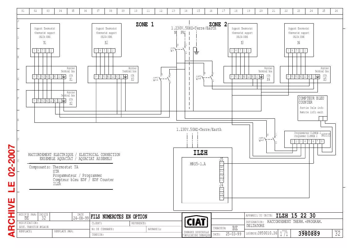 Mode d'emploi CIAT ILZH 15 22 30