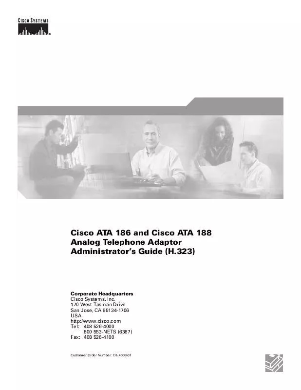 Mode d'emploi CISCO ATA 188