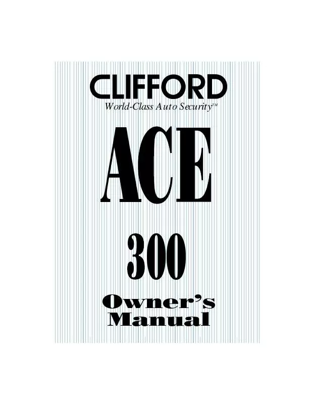 Mode d'emploi CLIFFORD 300