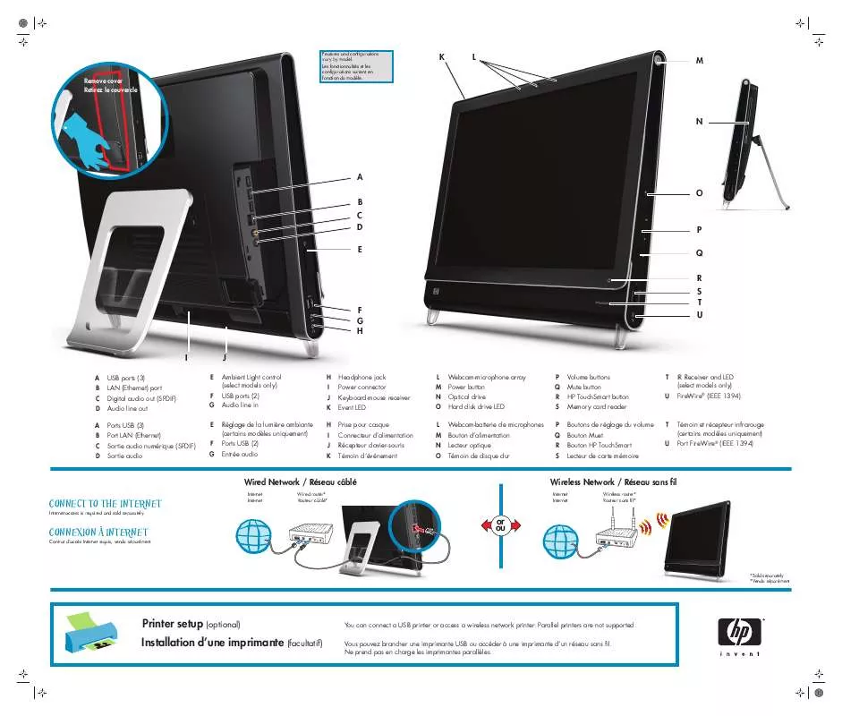 Mode d'emploi COMPAQ IQ546T TOUCHSMART