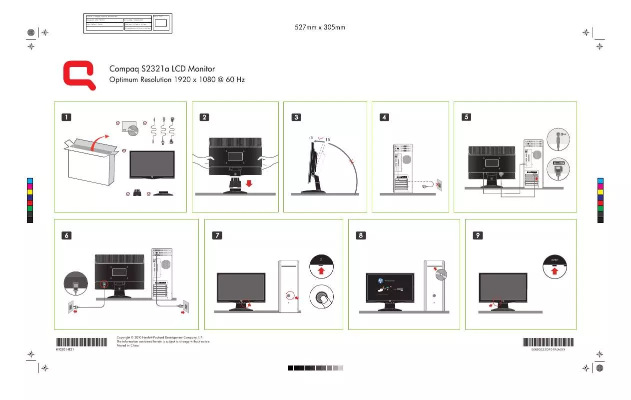 Mode d'emploi COMPAQ S2321