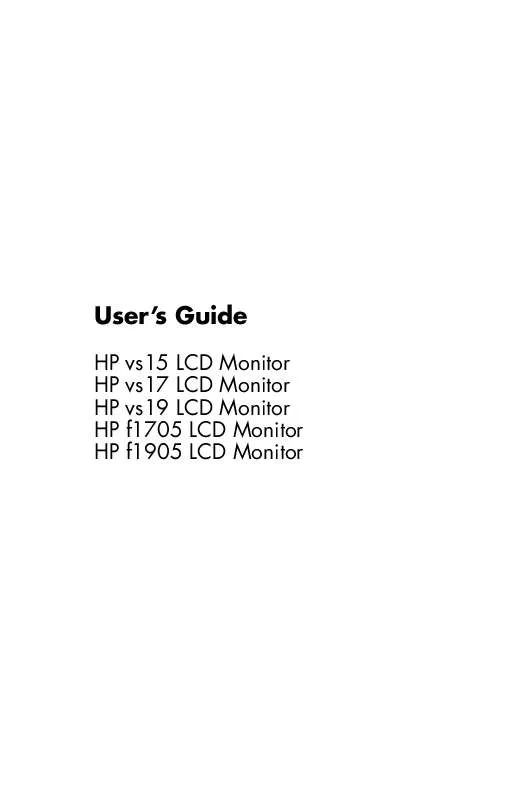 Mode d'emploi COMPAQ VS19