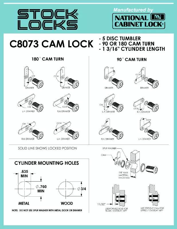 Mode d'emploi COMPX C8073