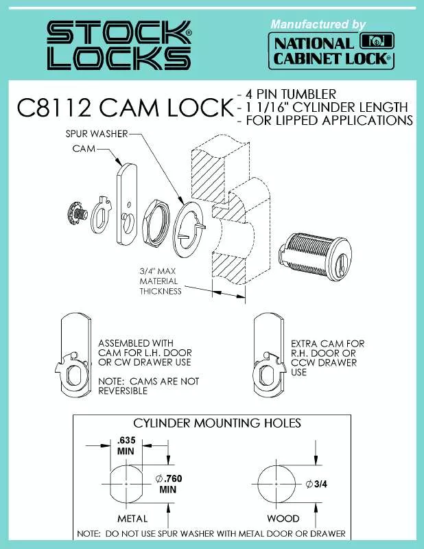 Mode d'emploi COMPX C8112