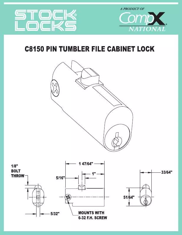 Mode d'emploi COMPX C8150