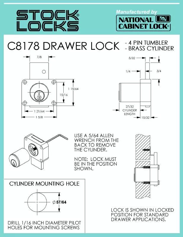 Mode d'emploi COMPX C8178