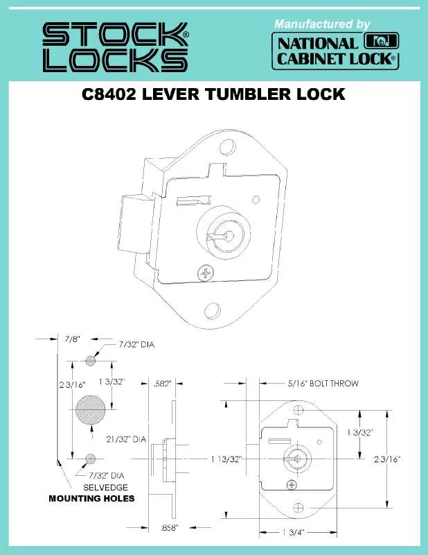 Mode d'emploi COMPX C8402