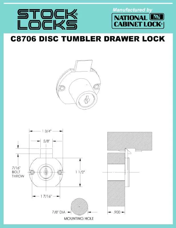 Mode d'emploi COMPX C8706