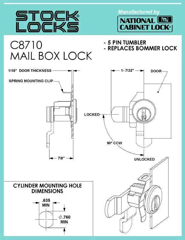 Mode d'emploi COMPX C8710